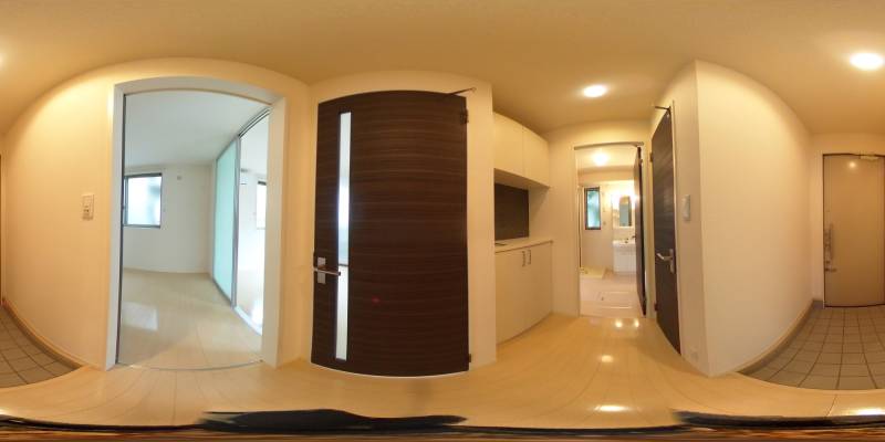 パノラマ画像玄関