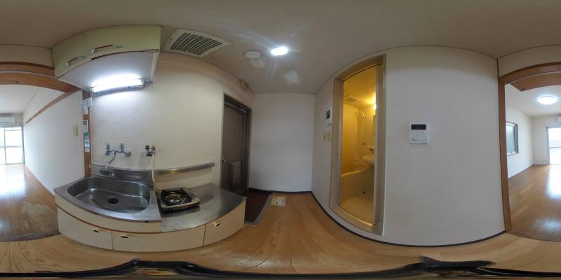 パノラマ画像キッチン