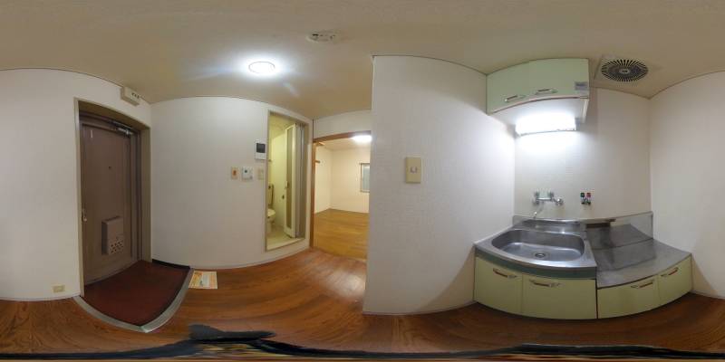 パノラマ画像キッチン