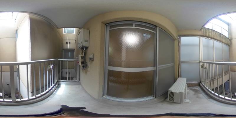 パノラマ画像バルコニー