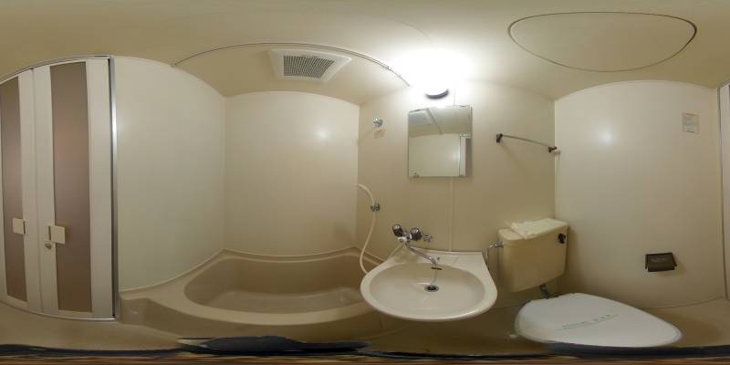 パノラマ画像バスルーム