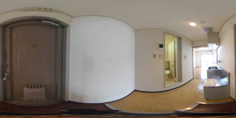 パノラマ画像玄関