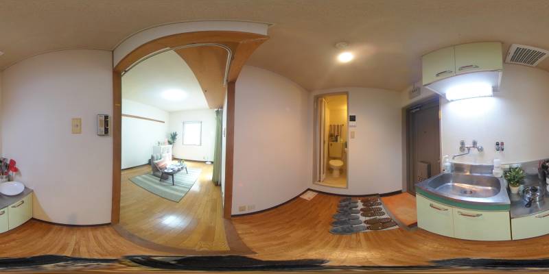 パノラマ画像キッチン