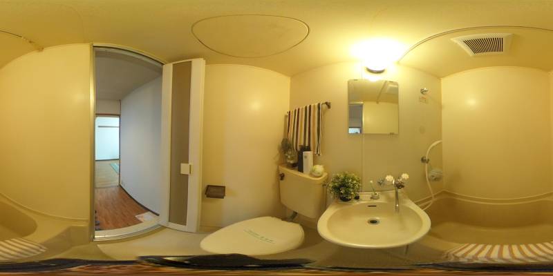 パノラマ画像バスルーム