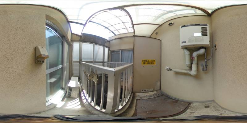 パノラマ画像バルコニー