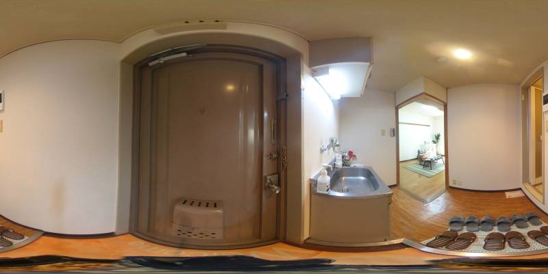 パノラマ画像玄関