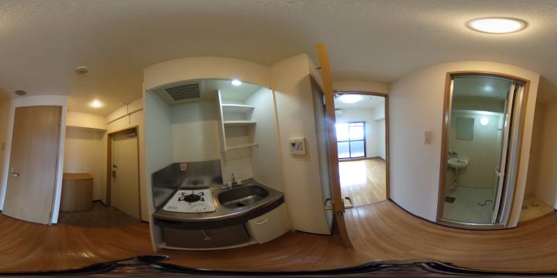 パノラマ画像キッチン