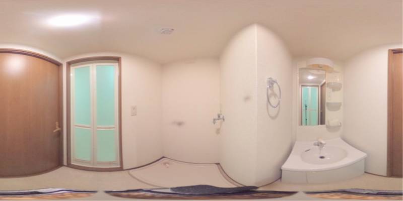 パノラマ画像洗面所