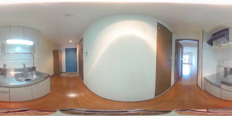 パノラマ画像キッチン