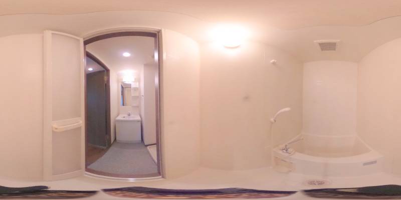 パノラマ画像バスルーム