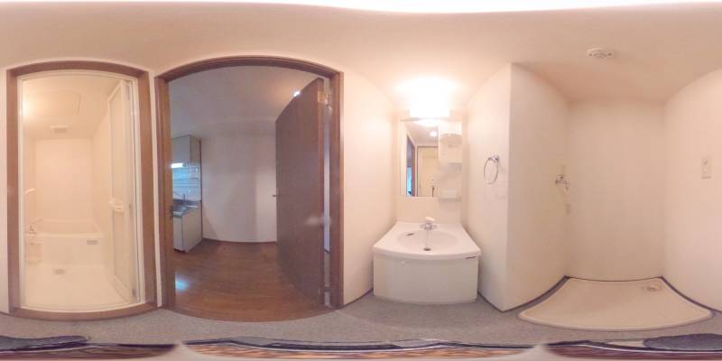 パノラマ画像洗面所