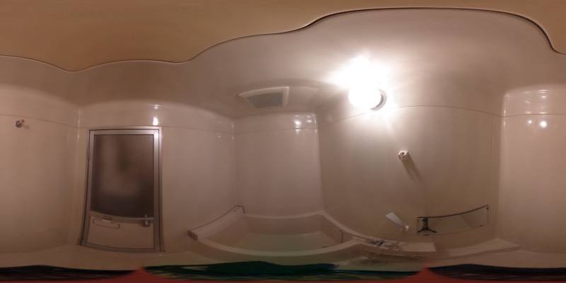 パノラマ画像バスルーム