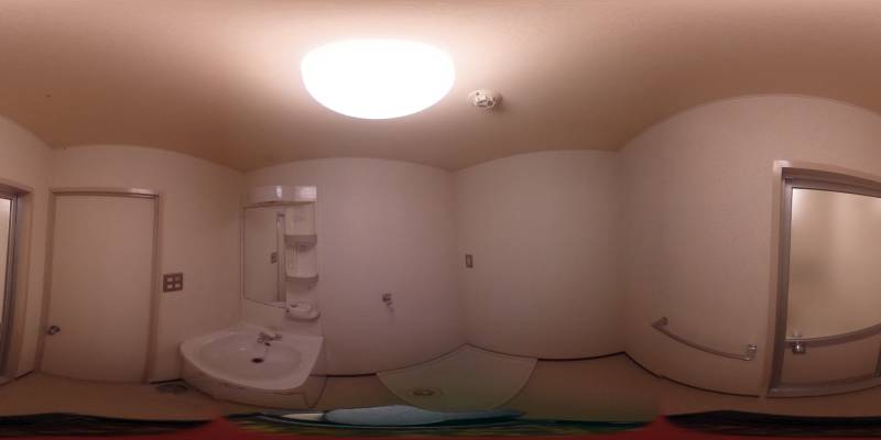 パノラマ画像洗面所