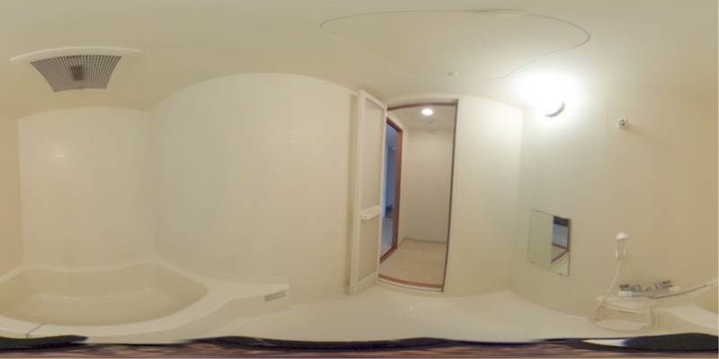 パノラマ画像バスルーム