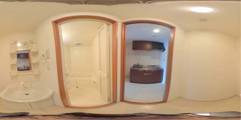 パノラマ画像洗面所