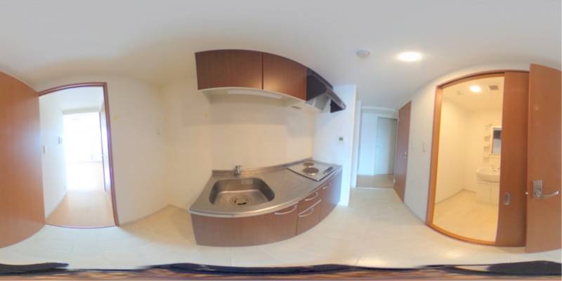 パノラマ画像キッチン