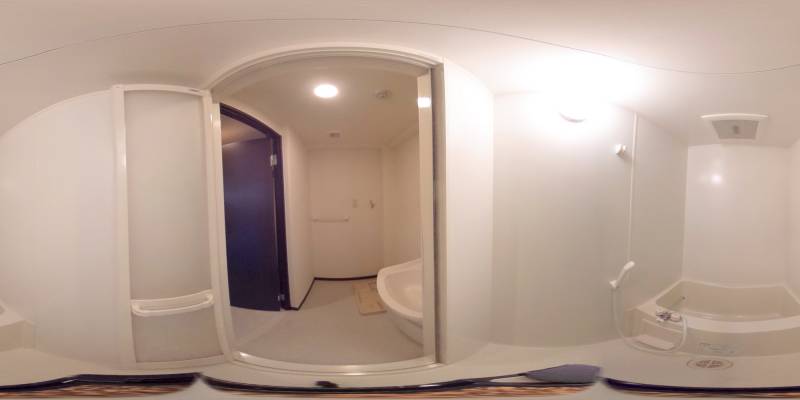 パノラマ画像バスルーム