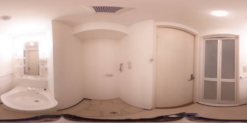 パノラマ画像洗面所