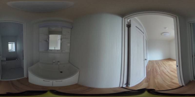 パノラマ画像洗面所