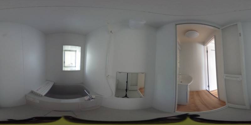 パノラマ画像バスルーム