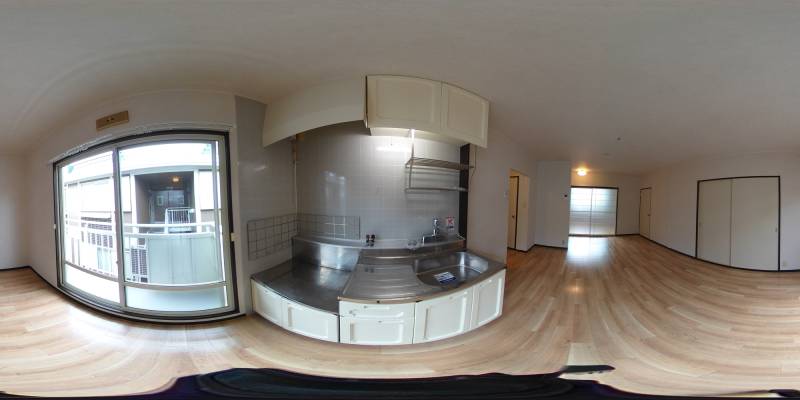 パノラマ画像キッチン