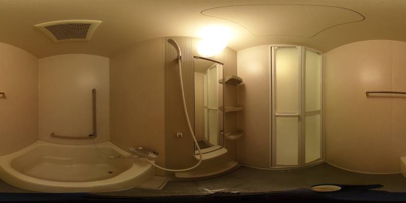 パノラマ画像バスルーム