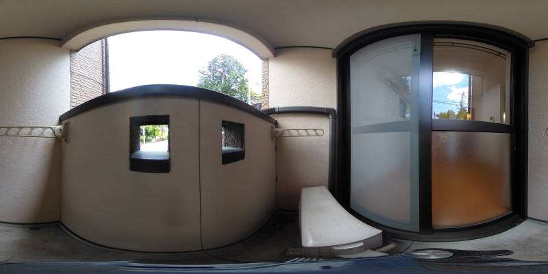 パノラマ画像バルコニー