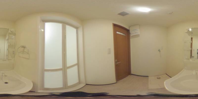 パノラマ画像洗面所
