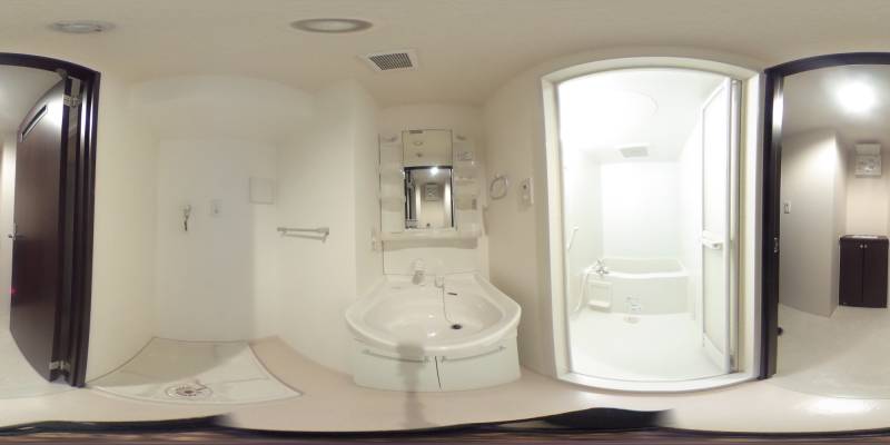 パノラマ画像洗面所