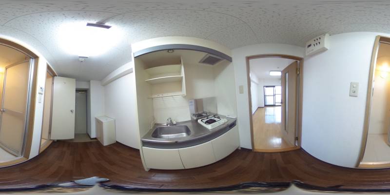 パノラマ画像キッチン