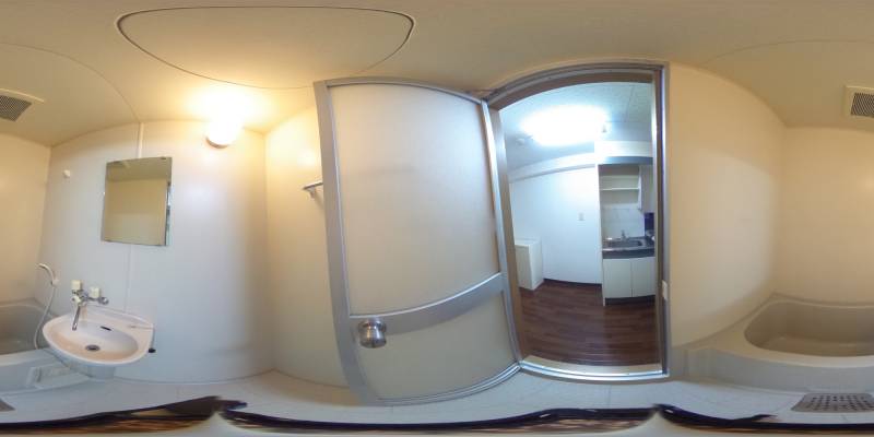 パノラマ画像バスルーム