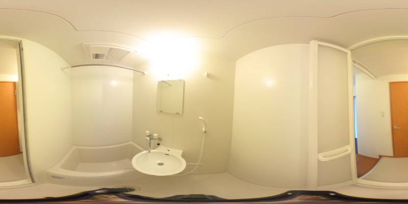 パノラマ画像バスルーム