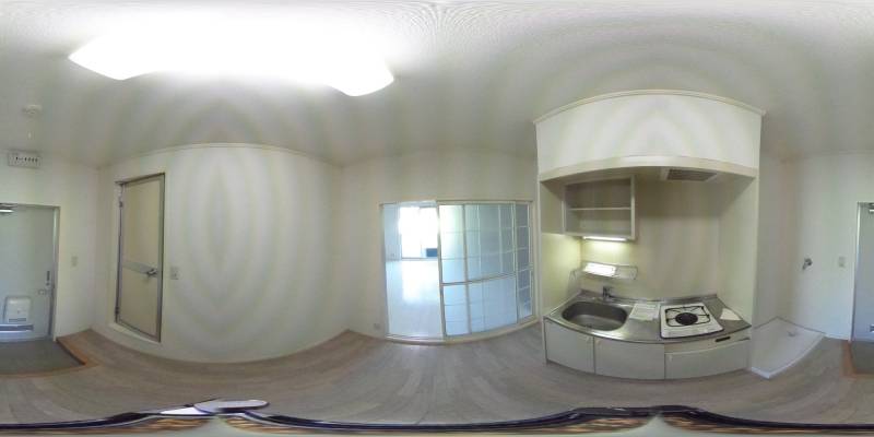 パノラマ画像キッチン