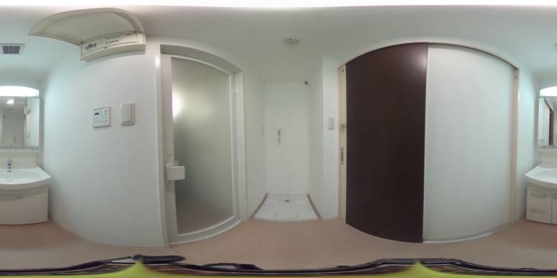 パノラマ画像洗面所