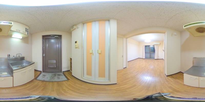 パノラマ画像キッチン