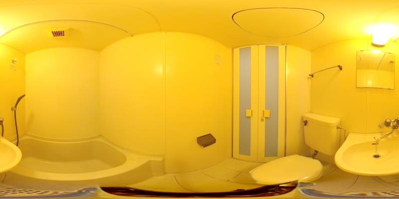 パノラマ画像バスルーム