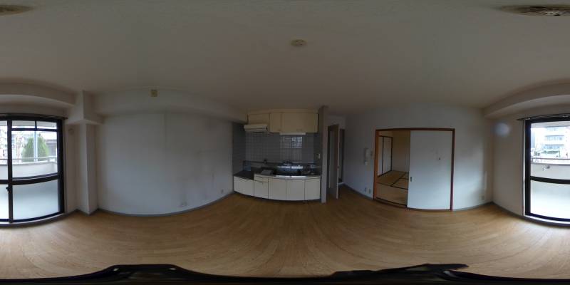 パノラマ画像リビング