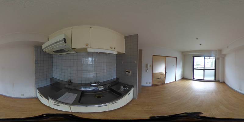 パノラマ画像キッチン