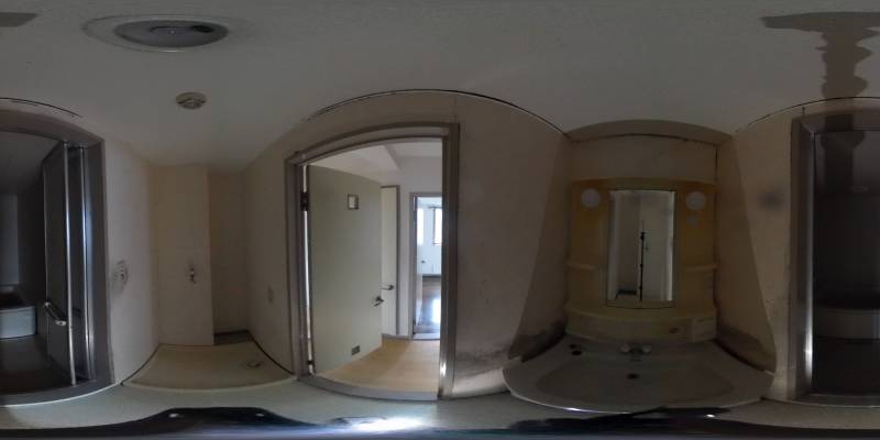 パノラマ画像洗面所