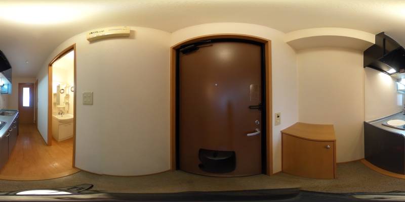 パノラマ画像玄関