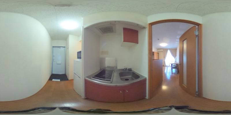 パノラマ画像キッチン