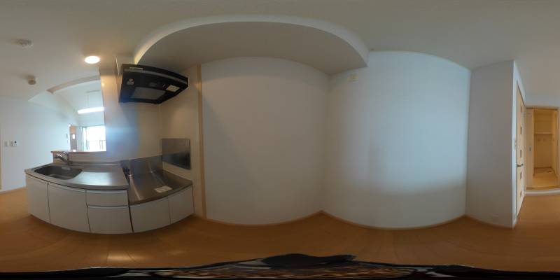 パノラマ画像キッチン