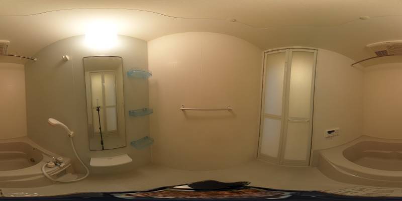 パノラマ画像バスルーム