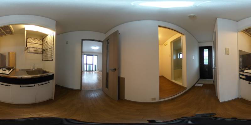 パノラマ画像キッチン