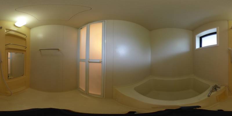 パノラマ画像バスルーム