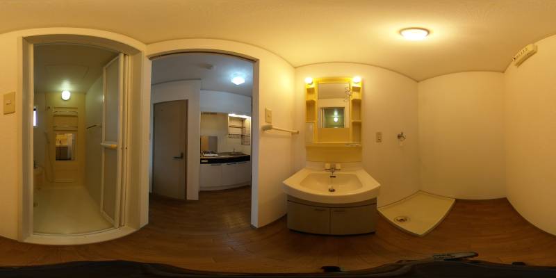 パノラマ画像洗面所