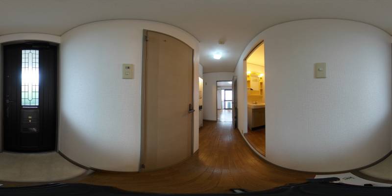 パノラマ画像玄関