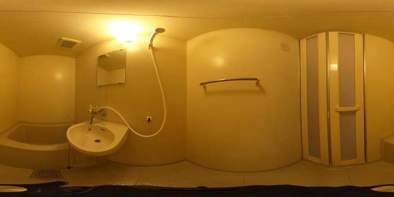 パノラマ画像バスルーム