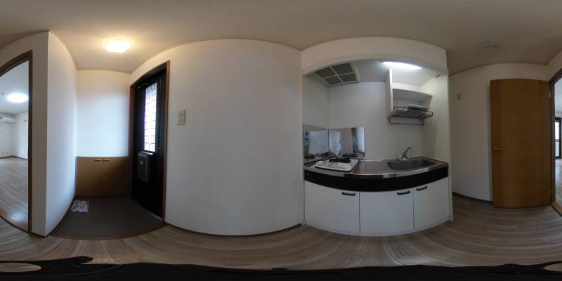 パノラマ画像キッチン