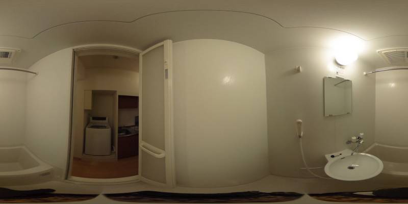 パノラマ画像バスルーム